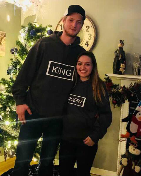 King and clearance queen custom hoodies